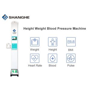 Quality Health Checkup Height And Weight Machine Blood Pressure Measuring Scales for sale