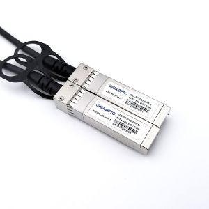 China Black Copper Direct Attach Cable with Gold Plated Connector on sale