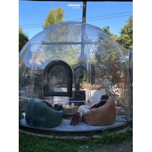 Insulated Glass Bubble Tent Energy Efficient Dome Igloo Bubble Tent
