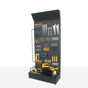 Jewelry Exhibition Metal Pegboard Display Stands Diy Merchandise Shelf Stand