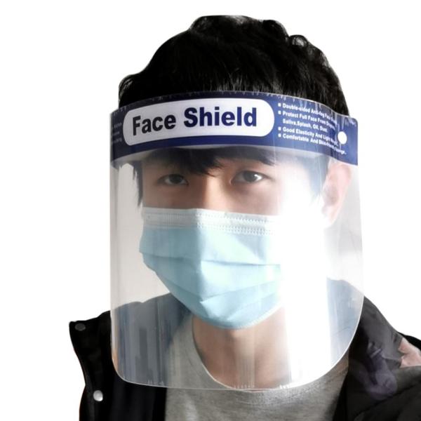 Environmental Protection Clear Plastic Face Shield High Definition Harmless