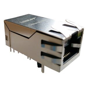 Quality HFJT1-1G16C3-L72RL RJ45 Single Port Gigabyte Ethernet Jack HFJT1-1G20C3-L11RL for sale