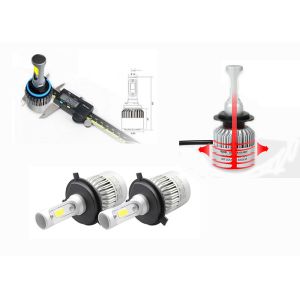 Fog 36W Car S2 Led Headlight 9003 HB2 S2 H4 LED Headlamp Conversion Kit