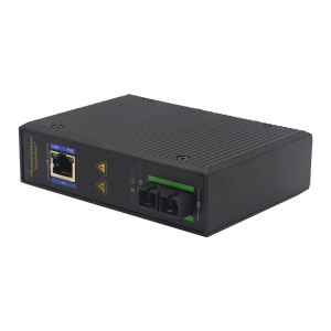 UT11FP-SC20 unmanaged industrial 1x10/100Base-Tx POE+ 1x100M-Fx SC ethernet