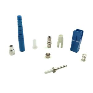 SC Fiber Optic Connectors Single / Multi Mode For Patch Cord Various Color