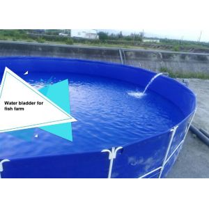 PVC Liner 90cbm 5490mm Plastic Aquaculture Fish Tanks