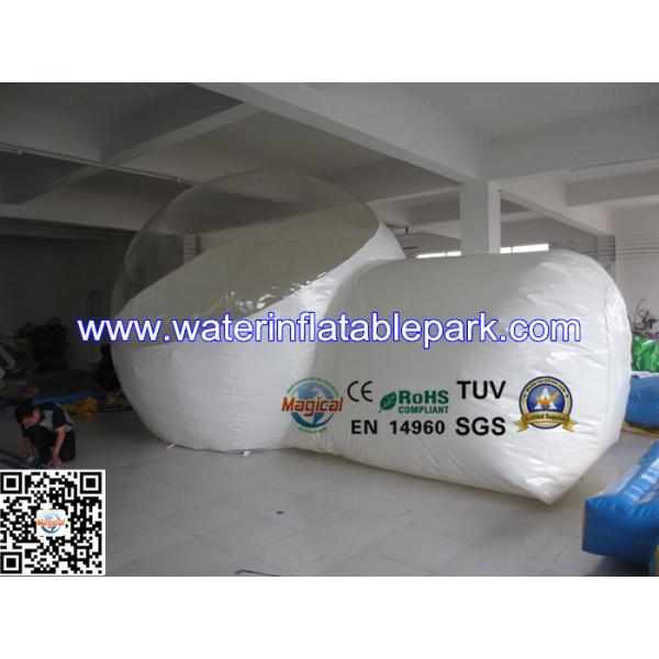 Waterproof Round Inflatable Bubble Tent For Outdoor Exhibition , Single Layer