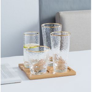 9cm Indoors Bamboo Plant Tray Anti Scratch Table Mat For Succulent Plant Pots