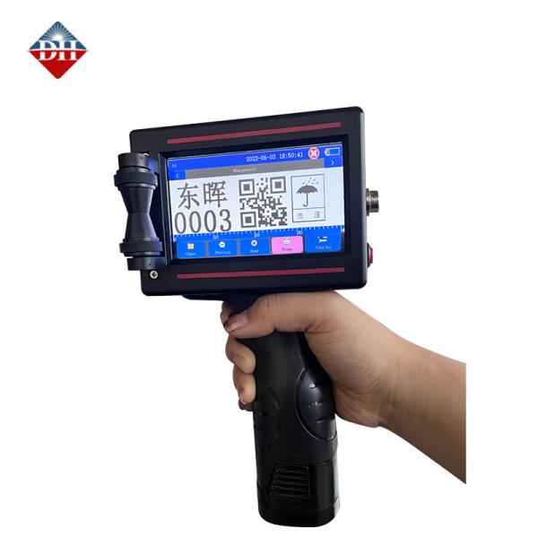 Compact 230*95*135 Mm Handheld Inkjet Printer Water Based Cartridge And Main