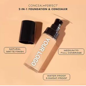 High Quality Long Lasting Matte Waterproof Makeup Foundation Liquid Full