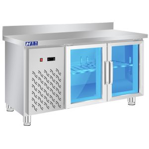 Quality Blue Light Commercial Refrigerated Cabinets Customizable Refrigeration Equipment for sale