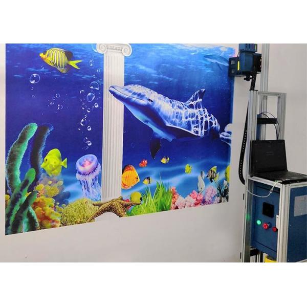 Buy pigment ink 360X720dpi Direct Wall Inkjet Printer 5m2/h at wholesale prices