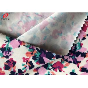 Flower Printed Polyamide Waterproof Nylon Spandex Fabric For Swimwear