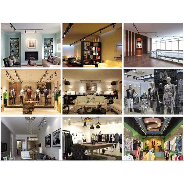 20W Aluminum LED Track Lights High Reflective Specular Anodizing Plating Finishing