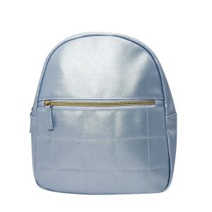 ODM Ladies Waterproof Rucksack 26cm 34cm Light Blue Leather Backpack