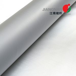 0.6 / 0.8mm Silicone Coated Fabric For Fire Curtain System Fire Retardant