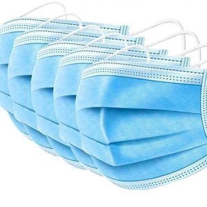 Professional Medical Surgical Face Mask Pleated With Elastic Ear Loop