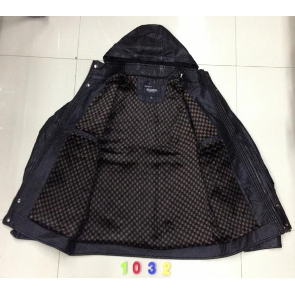 1032 Men's pu fashion jacket coat stock