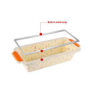 Non Stick Rectangle Loaf Toast Silicone Bread Pan