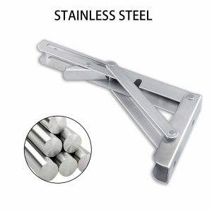 Nonstandard Stainless Steel L Angle Bracket 90 Degree Folding Shelf Bracket for