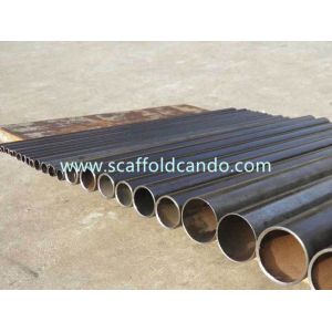 Black welding pipe, MS tube, Q235 scaffolding steel pipe, 48.3mm O.D 6000mm