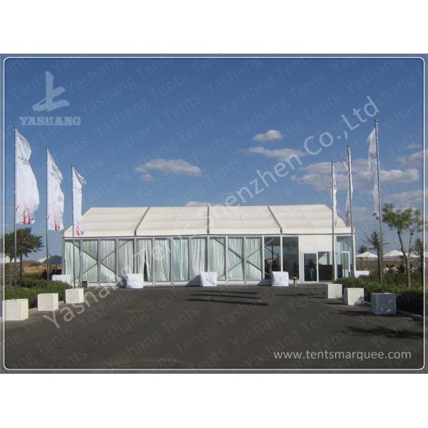 Luxury Fully Decorated 20X20 Party Tent With Sidewalls , Outdoor Party Marquee
