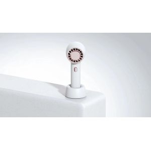 Quality 2200mAh Mini Rechargeable Fan Ice Compress Cold USB Handheld Fan for sale