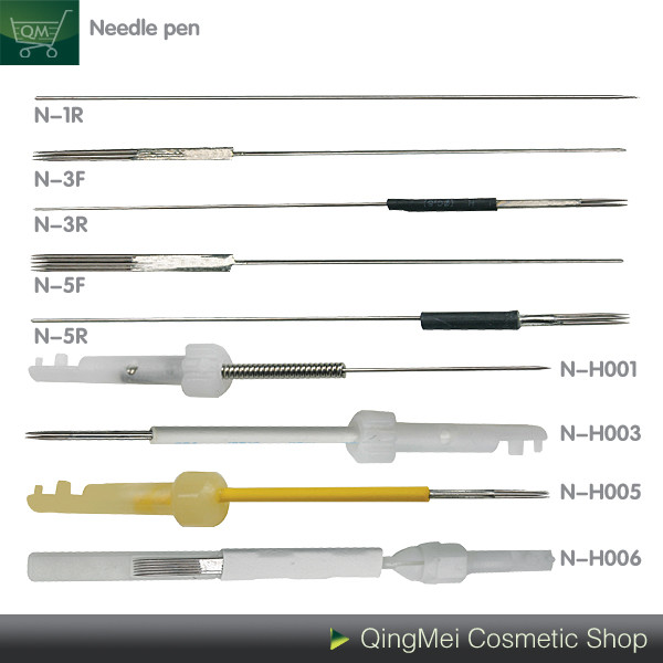 Buy Stainless Steel Lip / Eyebrow / Eyeliner Tattoo Machine Needle , Precision Sterile Tattoo Needles at wholesale prices