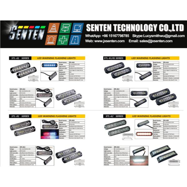 DC12-24V AMBER LED grill light /high-power flashing deck dash light/ FLASH LAMPE, Stroboskopowe