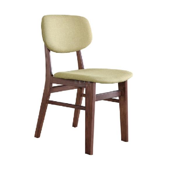 Buy Fabric Modern Fashion Design Ash Wooden Dining Chair at wholesale prices