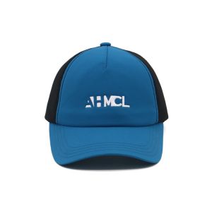 High Profile 5 Panel Trucker Cap Pre Curved Visor For Outdoor Activities