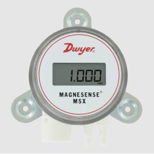 Dwyer MSX-W20-PA Bidirectional Differential Pressure Transmitter 24VDC