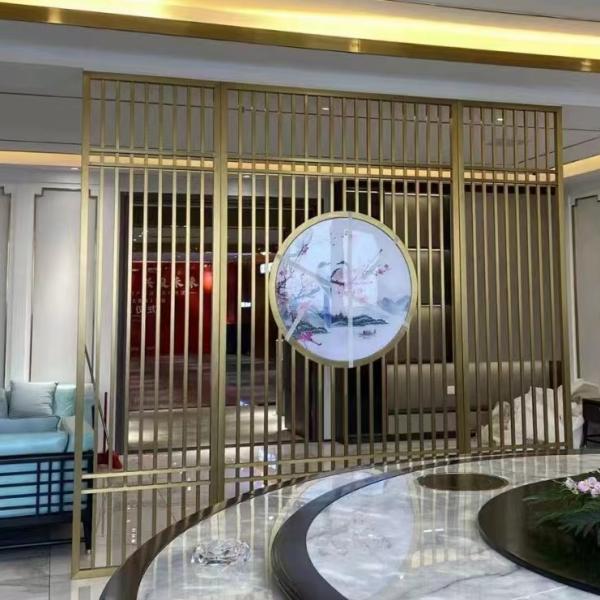 Metal frame wall panel hanging decoration room divider