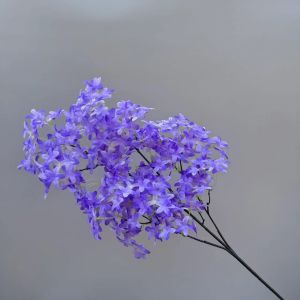 Simulated flower cross, cherry blossom, lilac bouquet, wedding hall flower