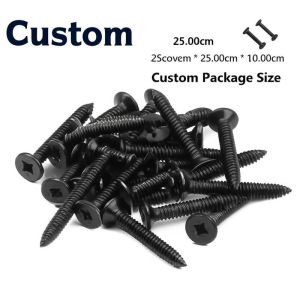 Custom Black Finish Screws and Bolts for Durable Assembly with Custom Dimensions