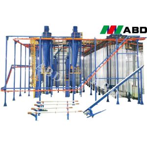 Aluminium Profiles Manual Metal Powder Coating Line 220V 380V