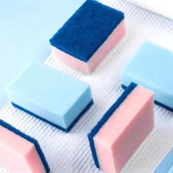 Buy Customizable Kitchen Cleaning Sponge Polyester Sponge 9x6x3cm at wholesale prices