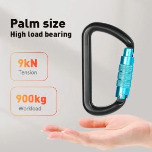 25kN Hammock Aluminum 0 Shape Carabiners for Camping and Outdoor Snap Hook
