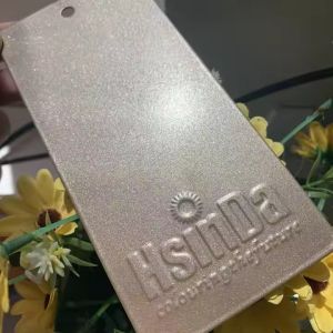 Champagne Brown Sparking Metallic Powder Coating Paint Spray with Luxurious