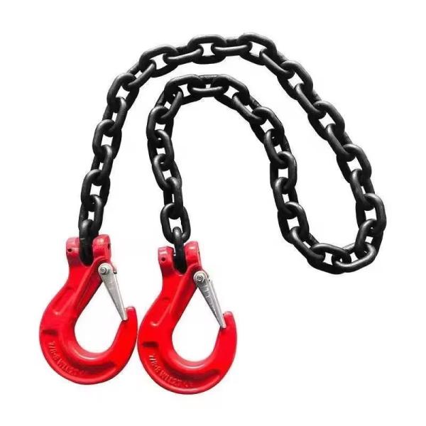 Grade 80 Adjustable G80 6mm Single Leg Chain Sling for Lifting Diameter 8mm