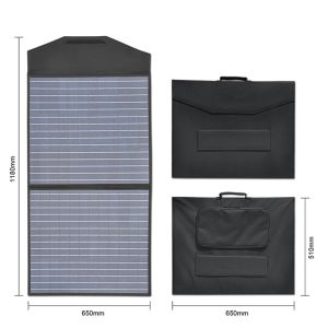 Folding Solar Powered Panel 100w For Outdoor Portable Power Station