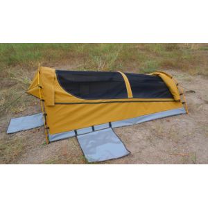 4WD Accessories Canvas Swag Tent With Aluminum Alloy Or Fibreglass Poles