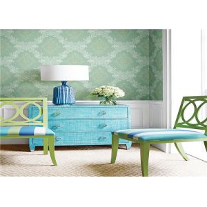 America Style Removing Washable Vinyl Wallpaper Waterproof 0.53*10m / Roll Size