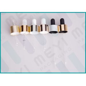 Anodized Aluminum Multi Color Mini Pipette Droppers 20/410 For Lotion Bottles