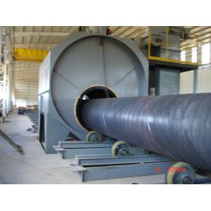 Pipe Shot Blasting Equipment , High Speed Metal Equipment