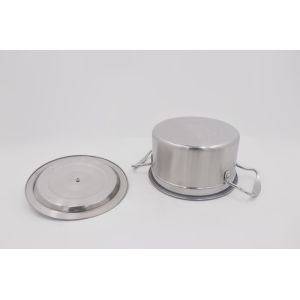 8pcs Countertop Dining Steel Rivets Milk Warmer Pot Flame Free