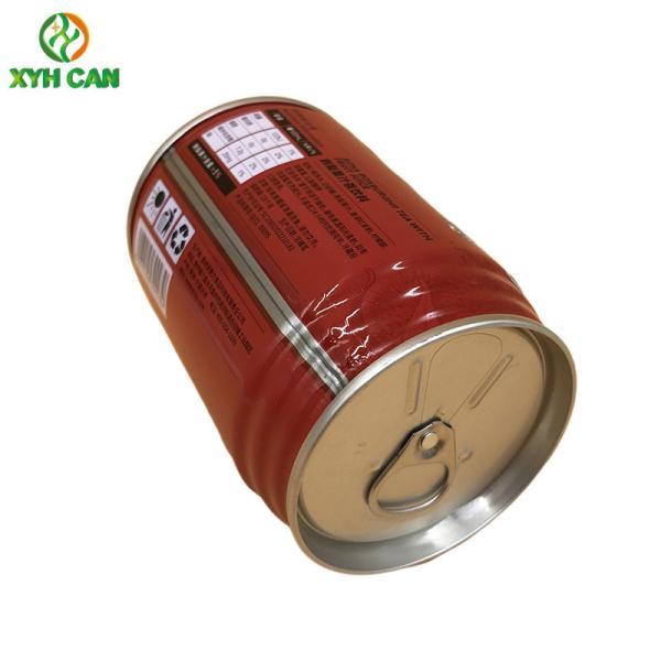 Food Grade Round 246ml BPA Free Beverage Tinplate Can