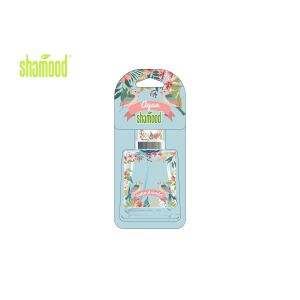 Hanging Paper Car Air Freshener Rear View Mirror Type Aque Fragrance