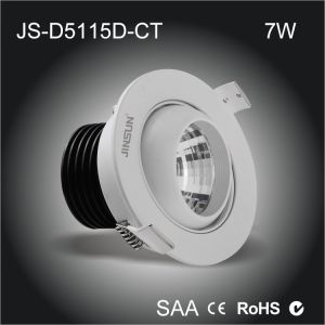 China High quality Alu 6063 made chimney shape heat sink 7W led eyeball cob downlight on sale