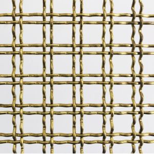 Square Hole Shape Eco Friendly 30m Silver Stainless Steel Decorative Wire Panels / Wire Mesh Facades